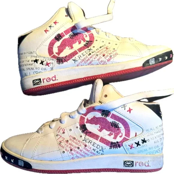 High Top Red Ecko Shoes Brand New Ecko Unltd Shoes